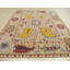 Tapis délicat à motif floral en laine touffeté à la main Colleen-18713900