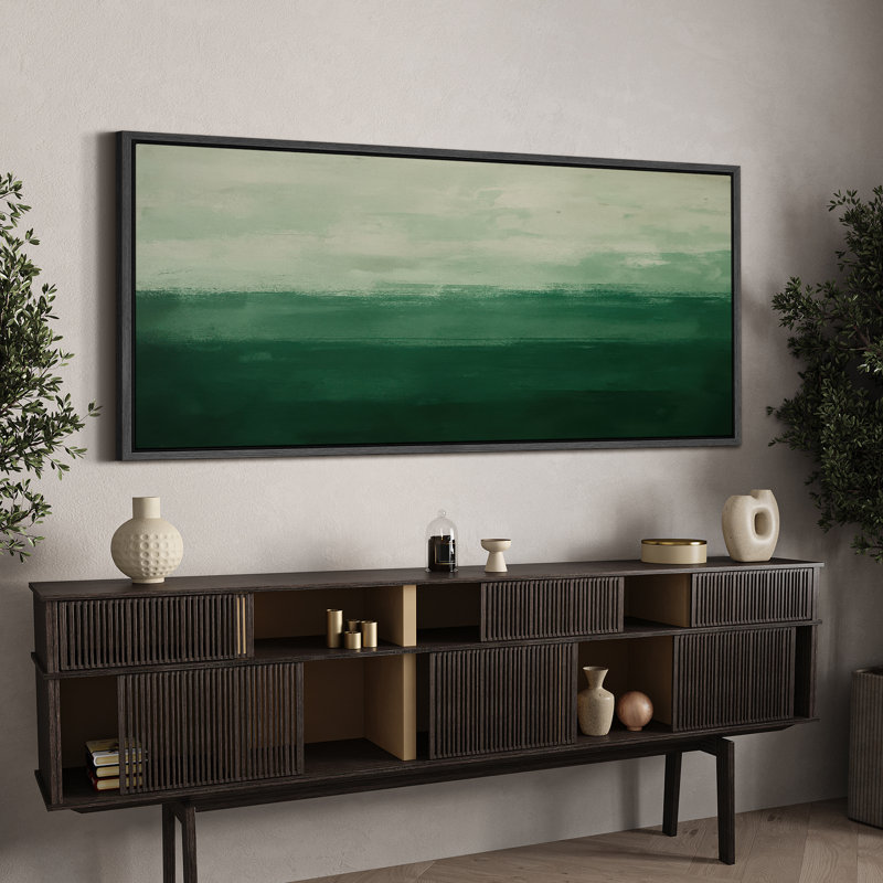 Grande impression sur toile encadrée, reproduction d'art abstrait neutre pour décoration murale moderne minimaliste, Noir