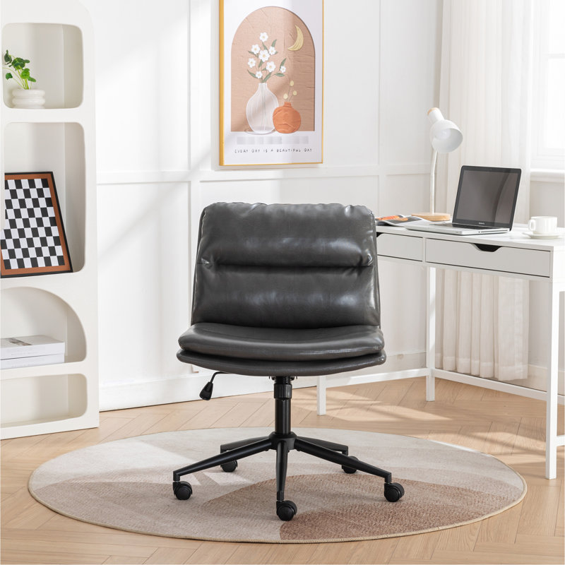 Chaise pivotante 360 avec siège relaxant - gris, hauteur réglable pour le bureau à domicile