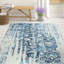 Tapis bleu/blanc-18100848