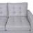 Cudahy 82.7" Tufted Sofa, Upholstered 3-Seater Sofa-1213625829