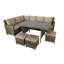 Camila Rattan 9 - Person Seating Group with Cushions-28242148