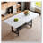 71"Long Dining Table With Shelf Storage-1650687742