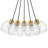 Sevilla Kiyo 5 - Light Dome Pendant