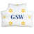 Blanc / bleu / doré Golden State Basketball Coule