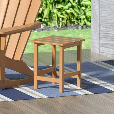 Shavon All Weather Adirondack Outdoor HDPE Side Table