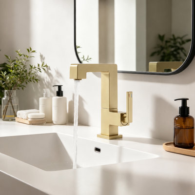 Robinet de salle de bain monocorps et monocommande