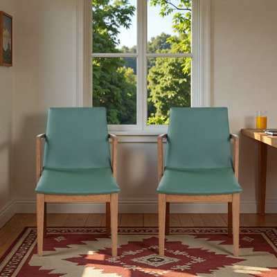 Mid-Century Modern Dining Chairs Set of 2