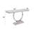 White And Silver Sofa Table