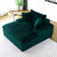 Confortable, simple 51 po avec éponge, convient au sommeil et au repos, rampe étroite à bordures variées, tissu polaire tortue, coussin, petits espaces idéaux