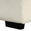 Canapé-lit modulaire en forme de L 82,6 po, mobile et électrique, beige Grace avec douilles, coussin en mousse