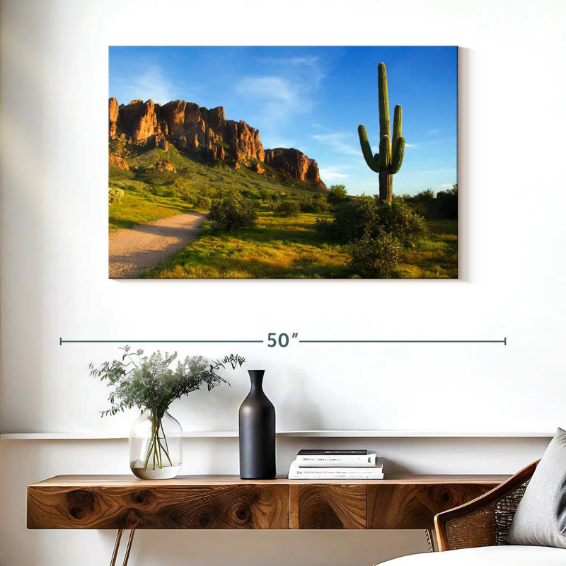 Alvord Saguaro, 26" H x 39" W