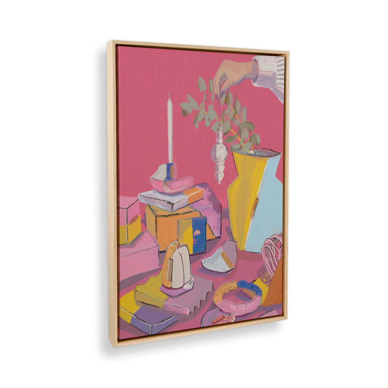 «Still Life 78» par Garima Dhawan, reproduction d'art, H 40 po x l 30 po, Brun