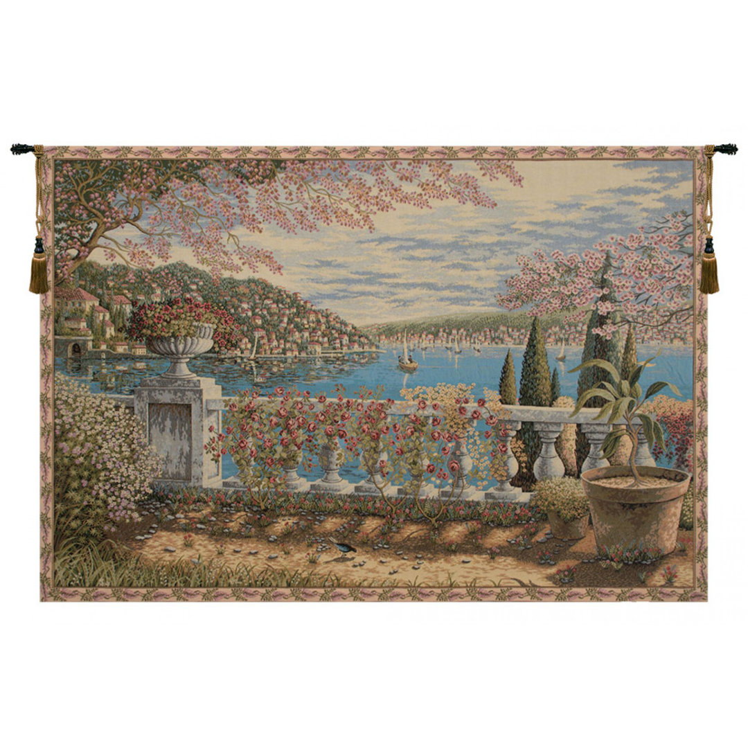 Italian Loom Woven Cotton Blend Wall Hanging Charlotte Home Furnishings