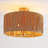 Paper Semi Flush Mount