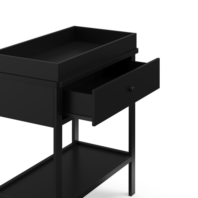 Table à langer avec rangement Graco, Noir