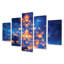 Coryon - Art mural abstrait paysage 5 pièces-106424571