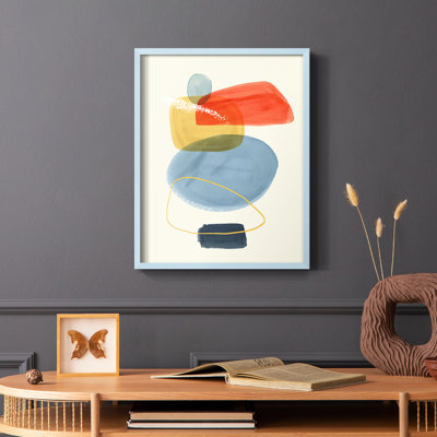 «Bright Color Bundle I», reproduction encadrée - bois massif