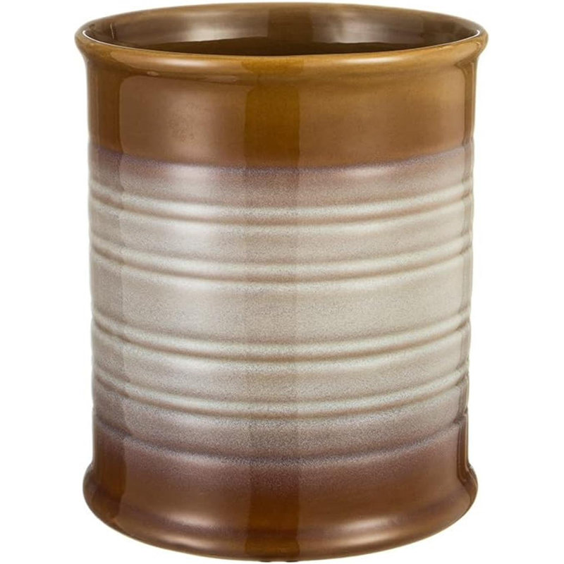 Ceramic Cutlery Rack, Brown/Beige