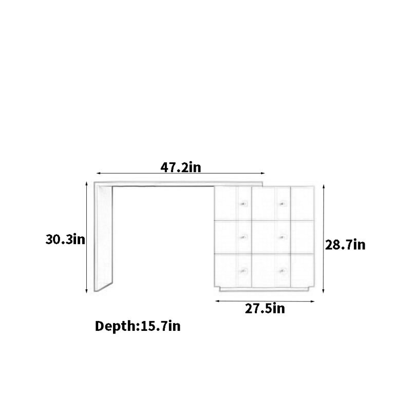 Commode rétractable Minimalist
