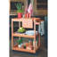 BBQ Churrasco Solid Wood Kitchen Trolley