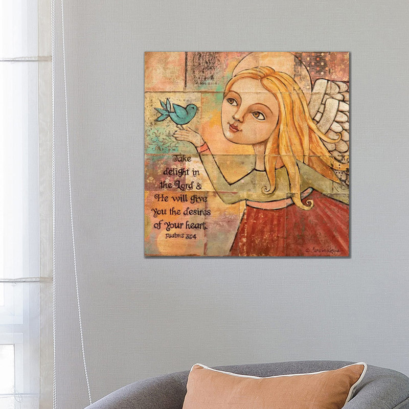 Delight In The Lord by Teresa Kogut - Painting on Canvas, Wrapped Canvas, 66.04 cm H x 66.04 cm W x 1.91 cm D