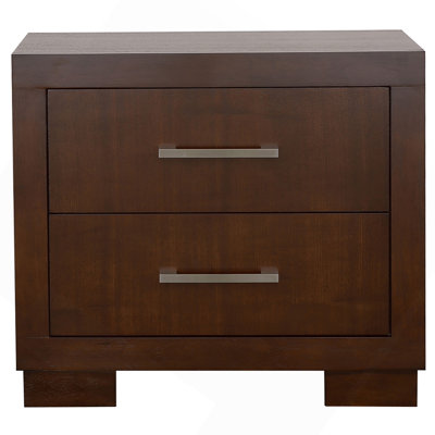 Polk Cappuccino 2-Drawer Nightstand