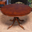 Table ronde en sapelli de 48 pouces