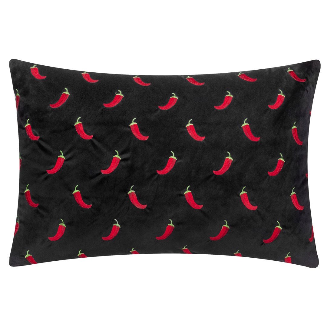 Chillies Abstract Rectangular Throw Cushion