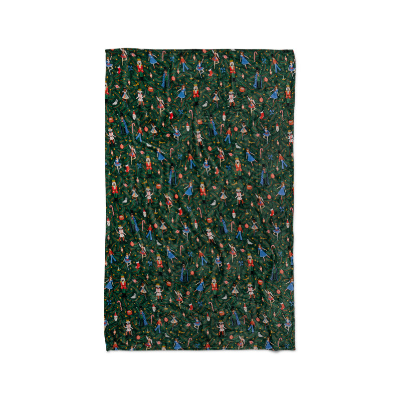 Rifle Paper Co. Nutcracker Fleece Blanket