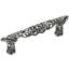 Juliane Grace 3 inches c.c. pull with Clear & Aquamarine Swarovski Crystals in Antique Brass-481745419-481745420