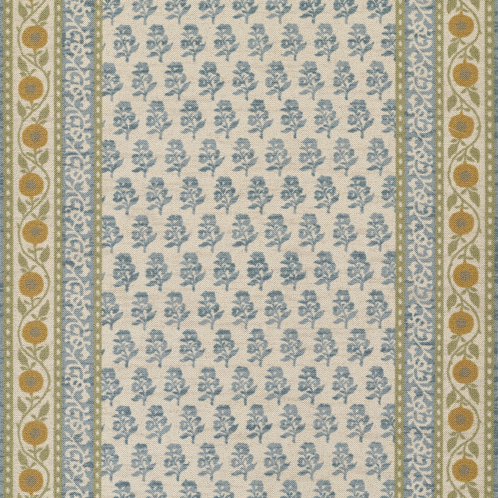 Anders Multi Floral Wool Rug, Runner 2'3" x 7'6"