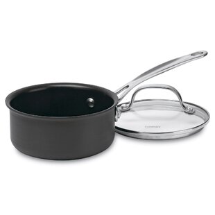 Salerno 4-Quart Induction Ready Stainless Steel Sauce Pan with Lid