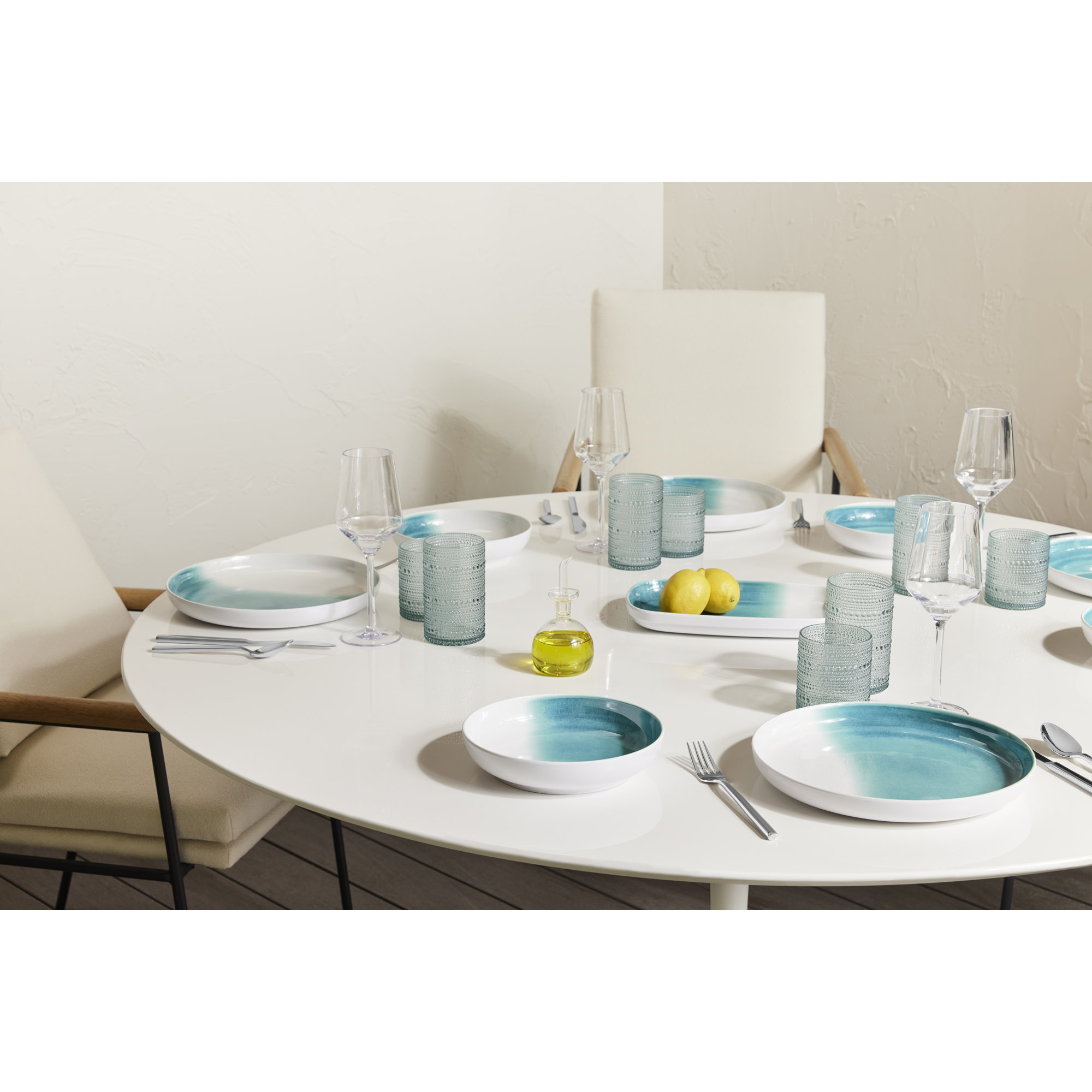 Fortessa Orbetto Outdoor CoPolyester, Double Old Fashioned (Set of 4), 13, Sage Green