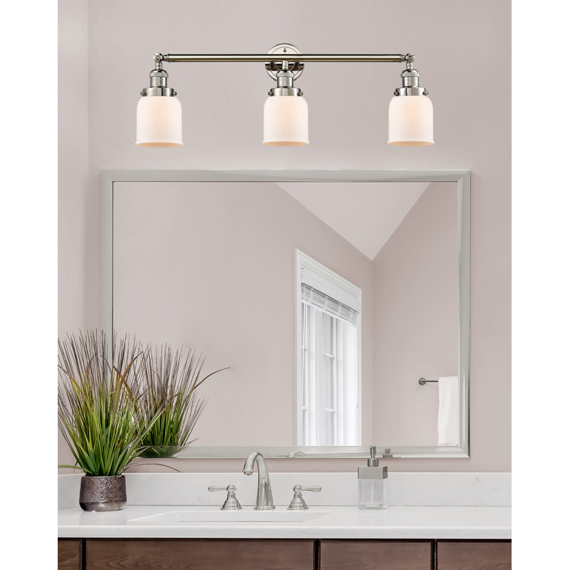 Chaparro Armed Sconce, Matte White Cased, 11" H x 30" W, Polished Nickel
