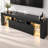 Manjesh  63'' Media Console, TV Stand for TV up to 70",Entertainment Center with LED Lights-633386167