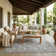 Kahli Performance Modern Geometric Gray Indoor/Outdoor Rug