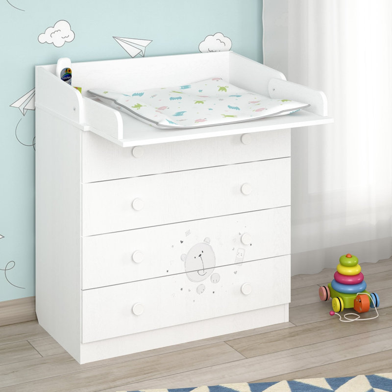 Changing dresser 800 Design line, Teddy White