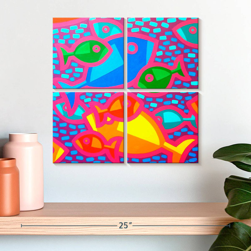 Brampt Funky Fish, 18" H x 18" W