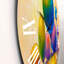 Horloge murale colorée avec arbres décoratifs colorés-60327247