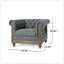 Fauteuil club Chesterfield