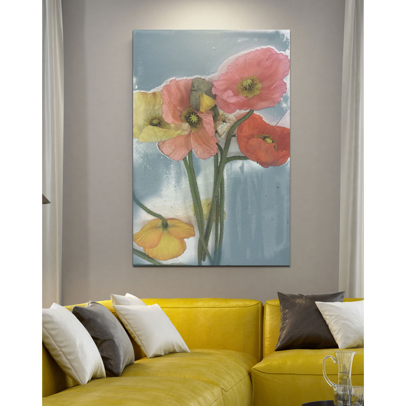 « popy spray ii », reproduction, H 18 po x l 12 po x P 1,5 po, Toile tendue