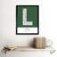 Leeds England United Kingdom City Map by Wee Blue Coo - Single Picture Frame Typography