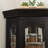 Lighted Corner Curio Cabinet - Glass Display Shelf With Tempered Glass Doors, Adjustable Shelving, And Included Bead Bulb - Ideal Bar Cabinet For Home Decor- Black-848212034