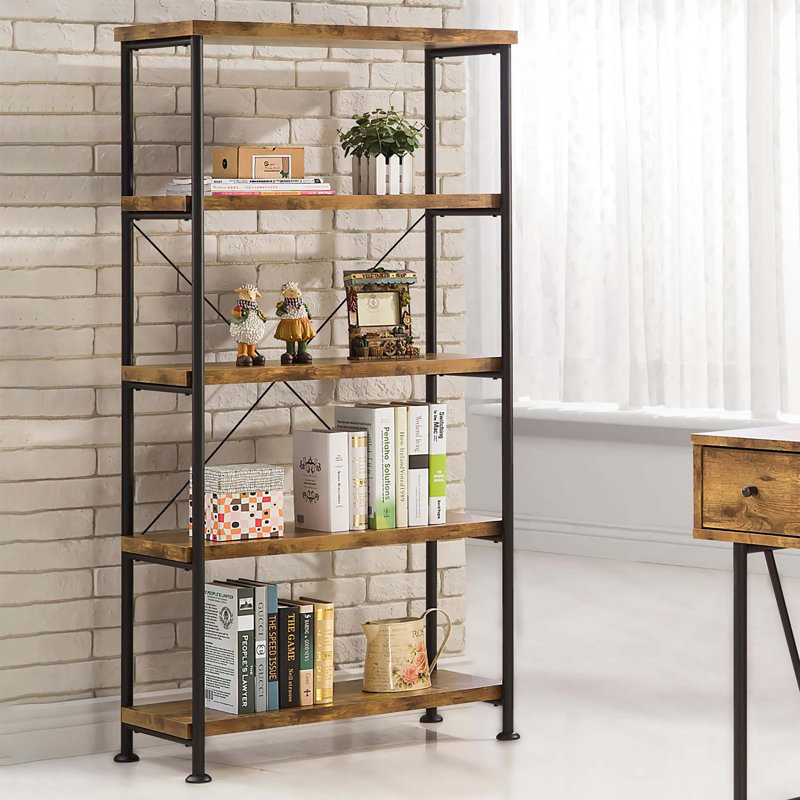 4-shelf Bookcase, Brown