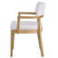Chaise d'appoint avec siège rembourré (ensemble de 2)