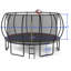 Trampoline 16 pi - Noir et rouge