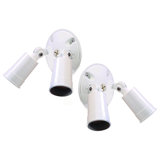 2 Pack Of Floodlights Collection 2-Light Outdoor White Light Fixture