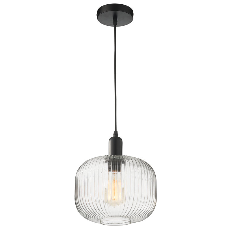 1 - Light Matte Black Single Pendant