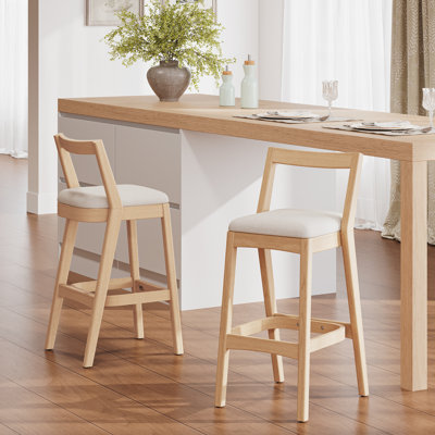 Rubberwood Barstool